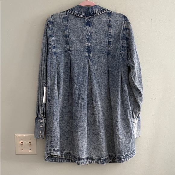 Free people Charlie denim jacket M NWT - Picture 6 of 6